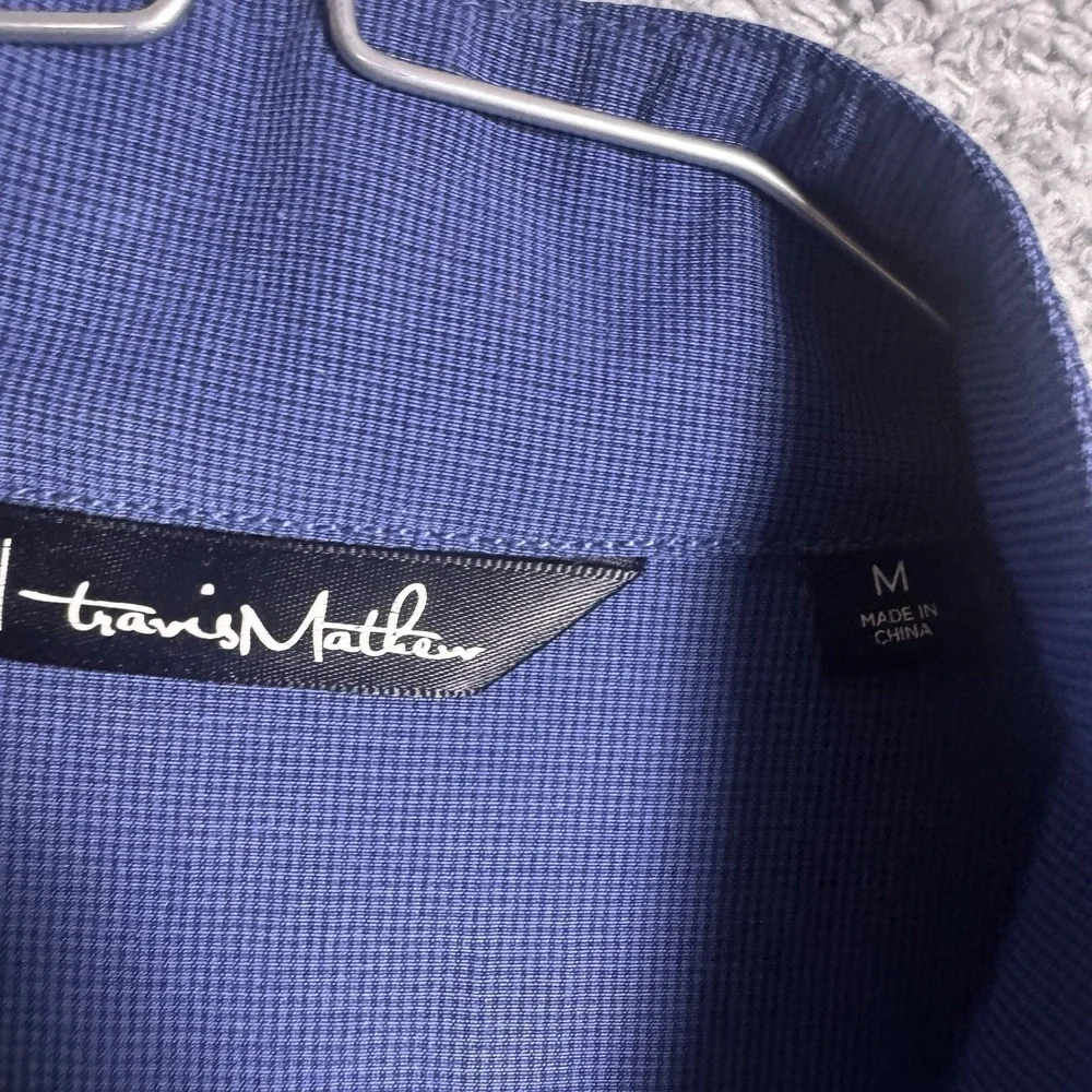 Travis Mathew Jacket Mens M Surfside Full Zip Bomber Golf Stretch Performance